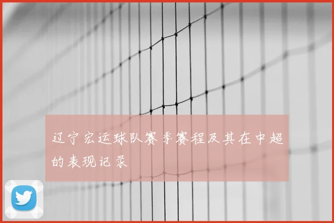 辽宁宏运球队赛季赛程及其在中超的表现记录